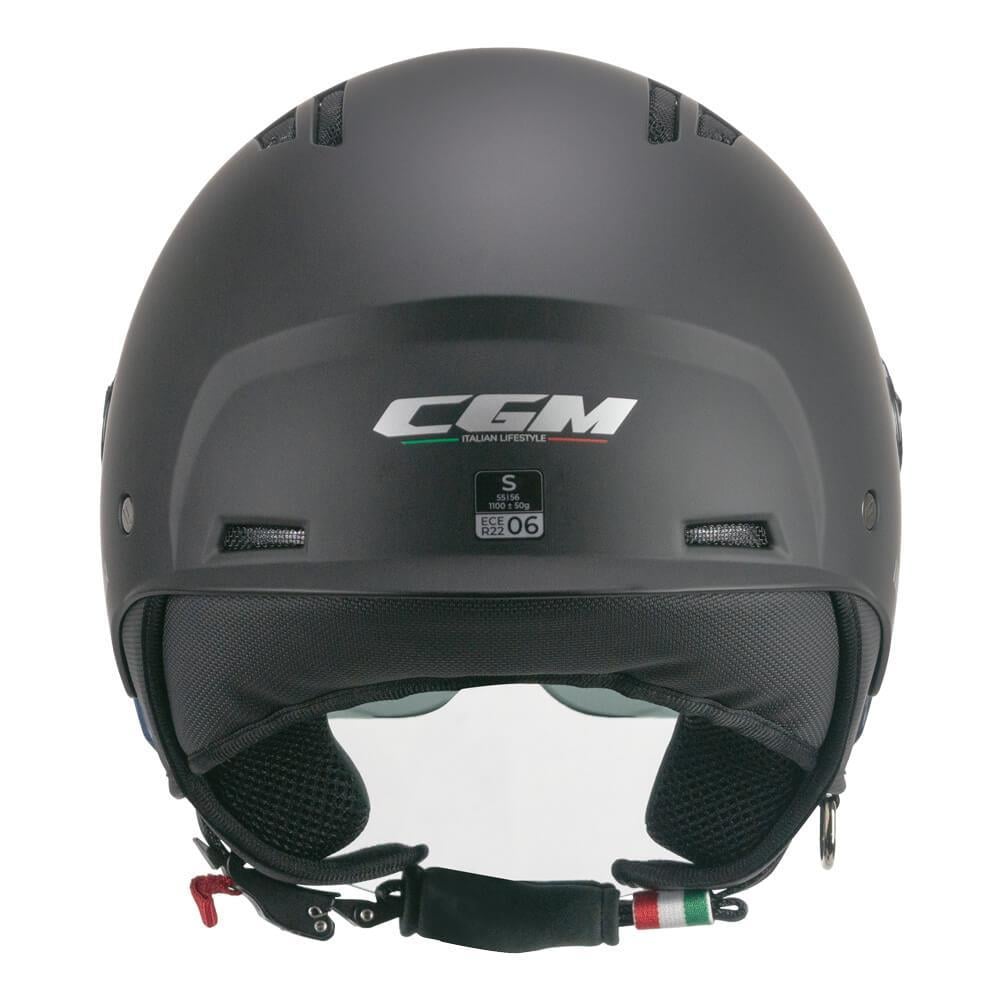CGM 116A AIR Açık Kask SİYAH Uzun Vizör+Güneş Vizörlü 2XL
