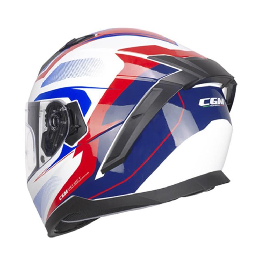 CGM 311G BLAST SPORT KAPALI KASK Beyaz-Mavi M