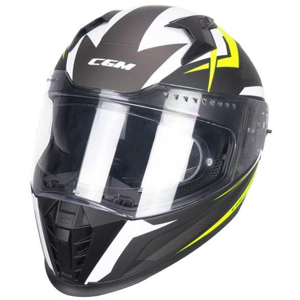 CGM 311G BLAST SPORT KAPALI KASK Mat Siyah-Sarı M