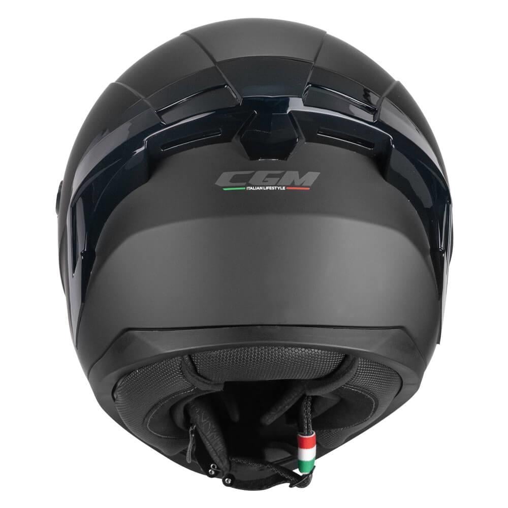 CGM 330A RIOT Sport Kapalı Kask Spoyler Siyah -L
