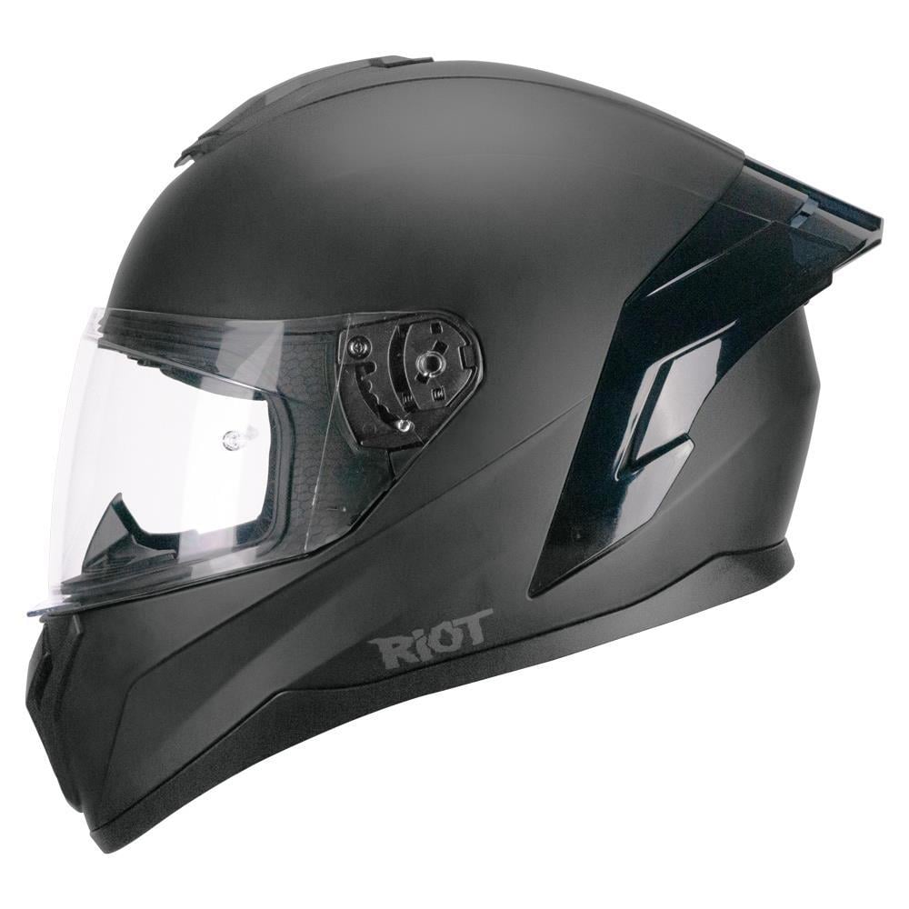 CGM 330A RIOT Sport Kapalı Kask Spoyler Siyah -XL