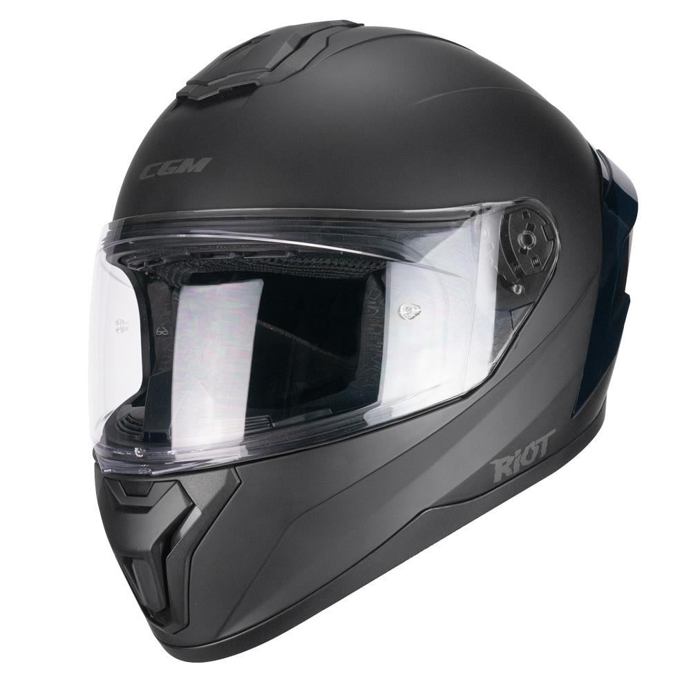 CGM 330A RIOT Sport Kapalı Kask Spoyler Siyah -XXL