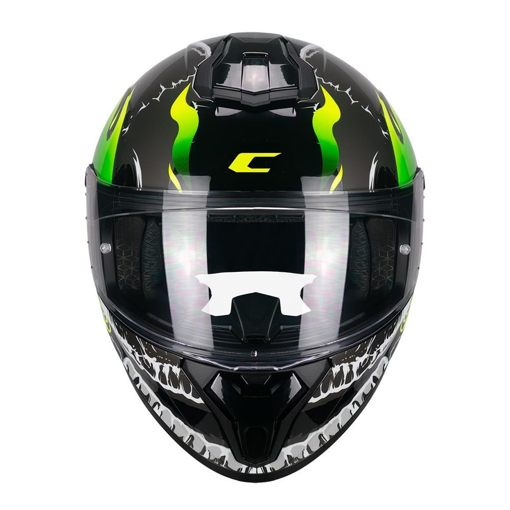 CGM 330R RIOT RIPPER Kapalı Kask Siyah/Sarı-M