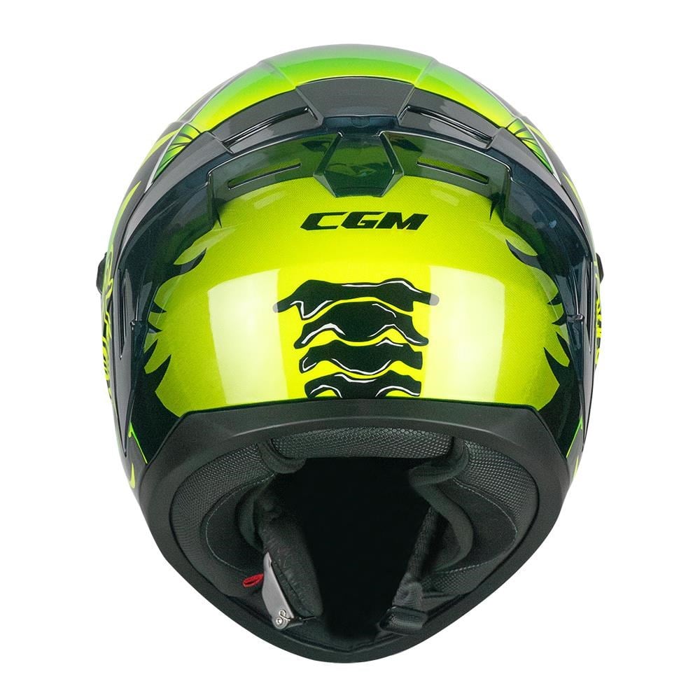 CGM 330R RIOT RIPPER Kapalı Kask Siyah/Sarı-XL