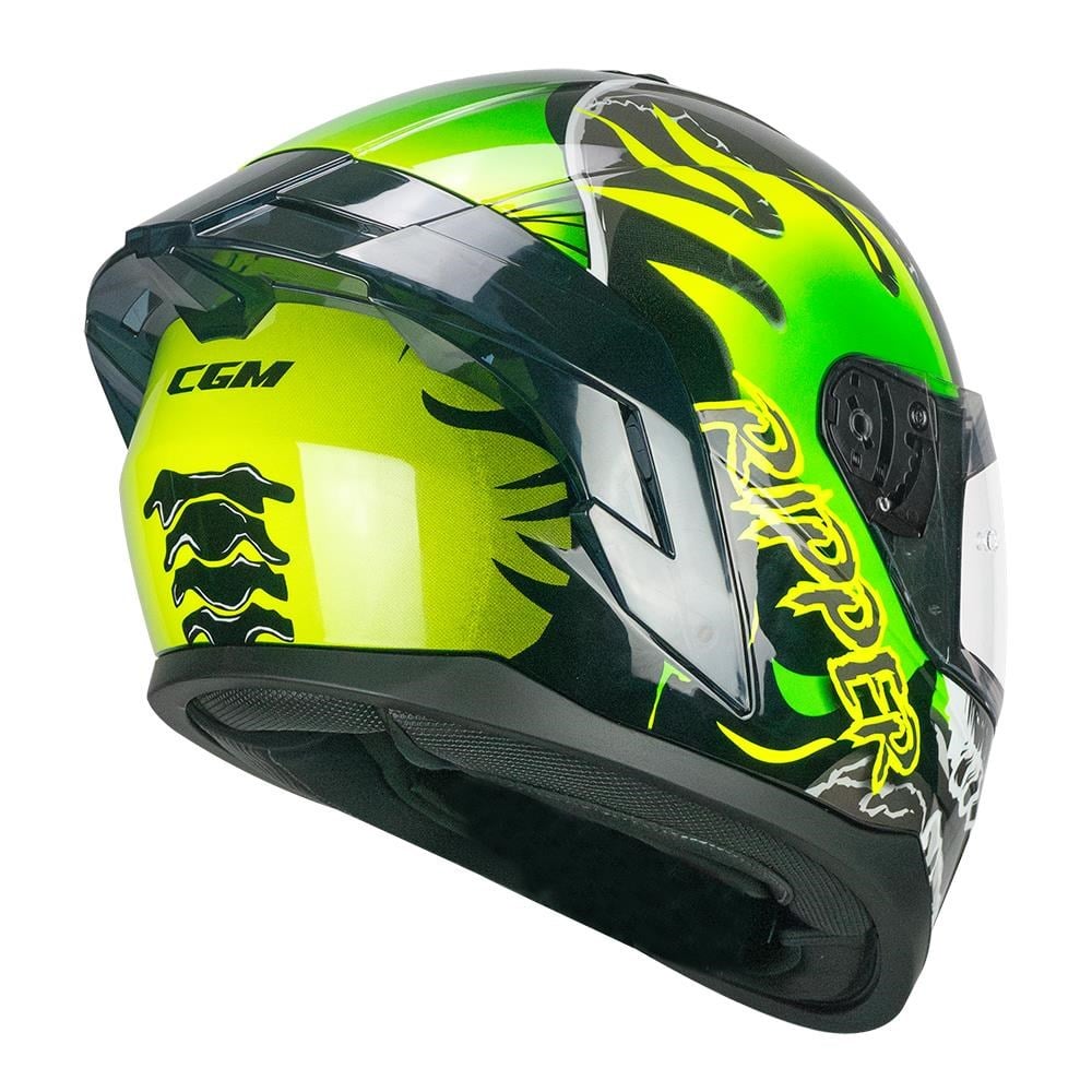 CGM 330R RIOT RIPPER Kapalı Kask Siyah/Sarı-L