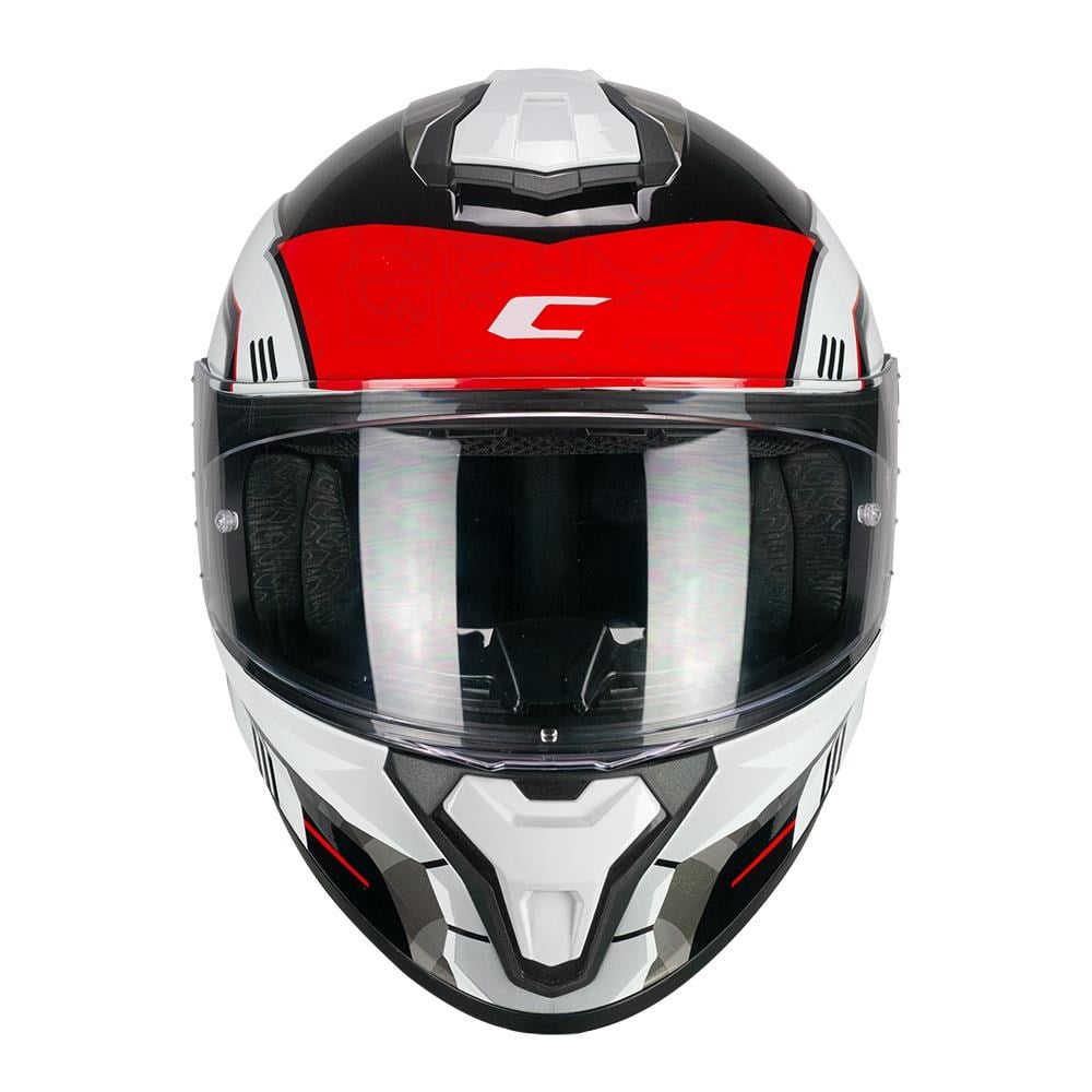 CGM 330R RIOT SPACE Kapalı Kask Siyah/Kırmızı-S