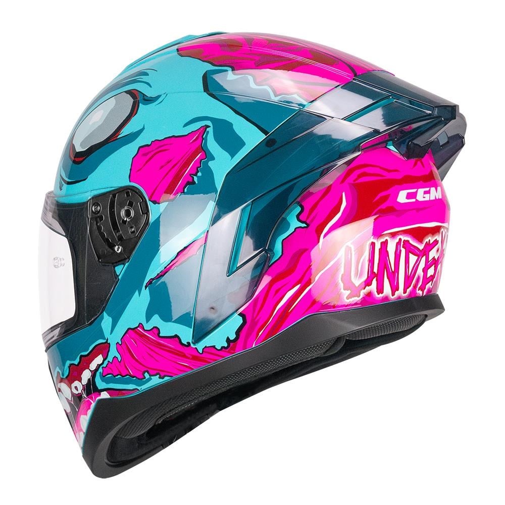 CGM 330R RIOT UNDEAD Kapalı Kask Mavi/Rosa-XL