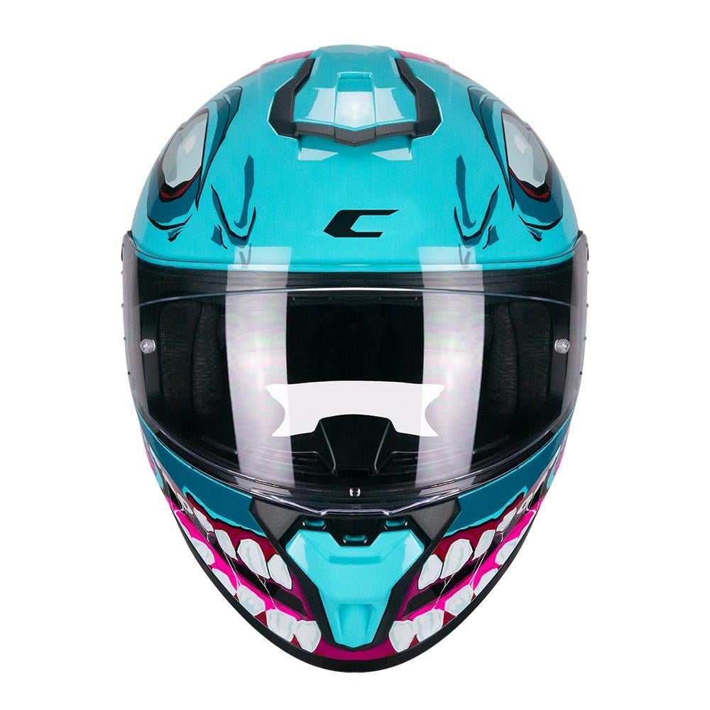 CGM 330R RIOT UNDEAD Kapalı Kask Mavi/Rosa-XL