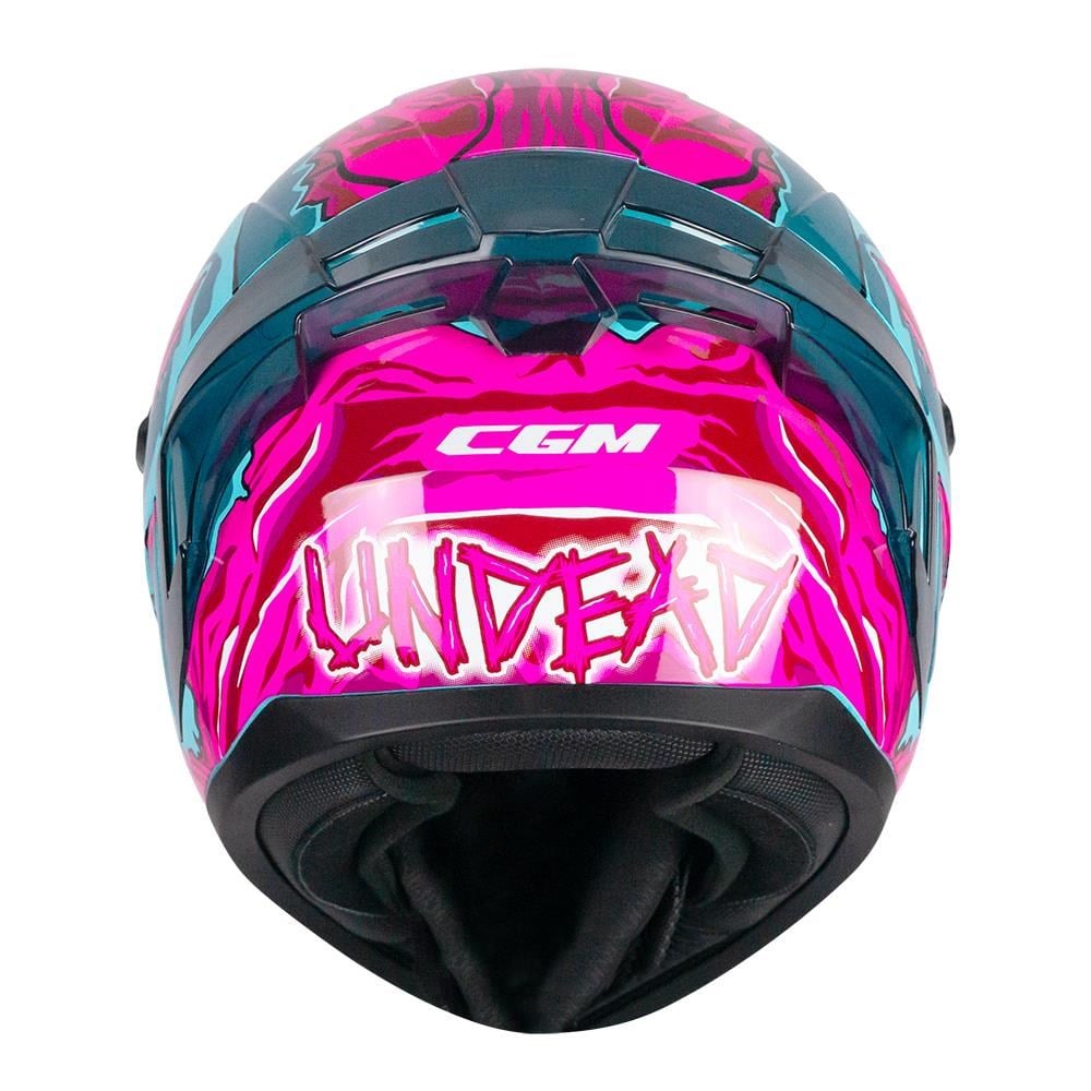 CGM 330R RIOT UNDEAD Kapalı Kask Mavi/Rosa-M