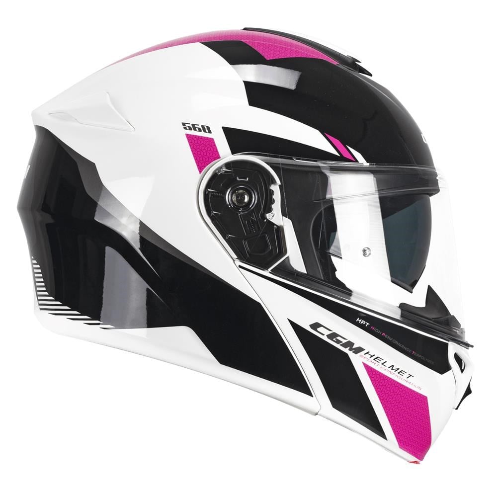 CGM 568S BER SPORT Çene Açılır Kask Siyah/Fuşya-M