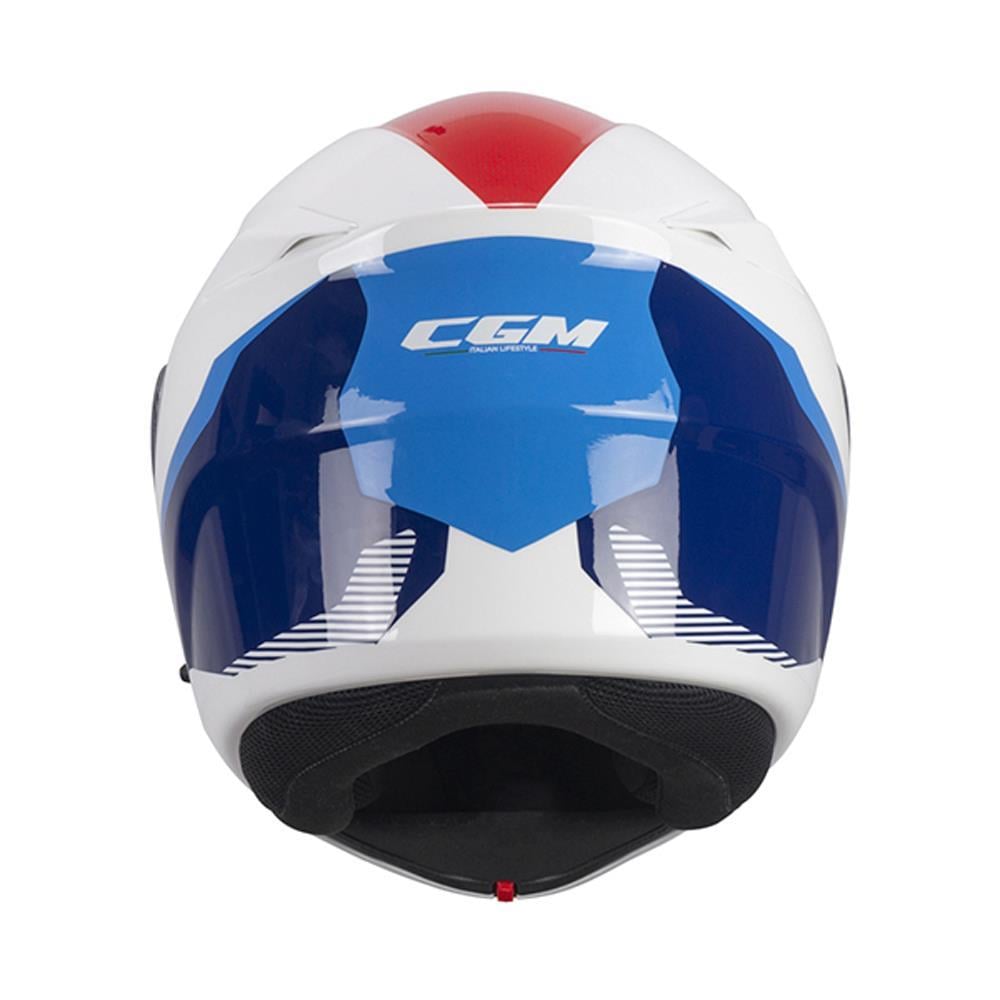 CGM 568S BER SPORT ÇENE AÇILIR MOTOSİKLET KASKI MAVİ-BEYAZ / L