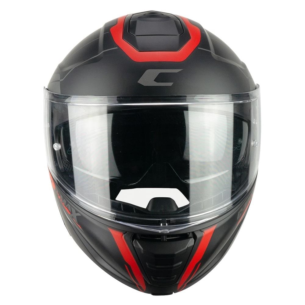 CGM 569G C-MAX CITY Çene Açılır Kask Siyah/Kırmızı-S