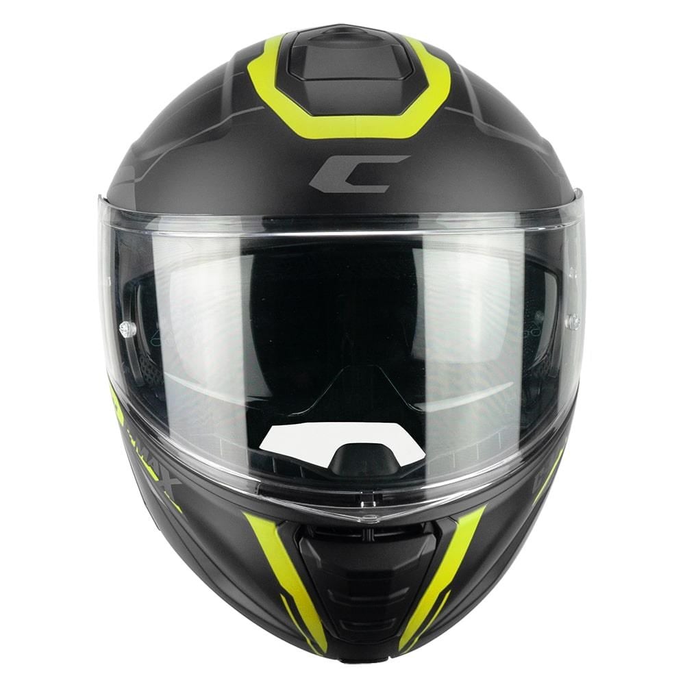 CGM 569G C-MAX CITY Çene Açılır Kask Siyah/Sarı-S