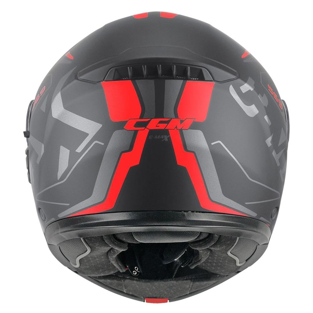 CGM 569G C-MAX CITY Çene Açılır Kask Siyah/Kırmızı-S
