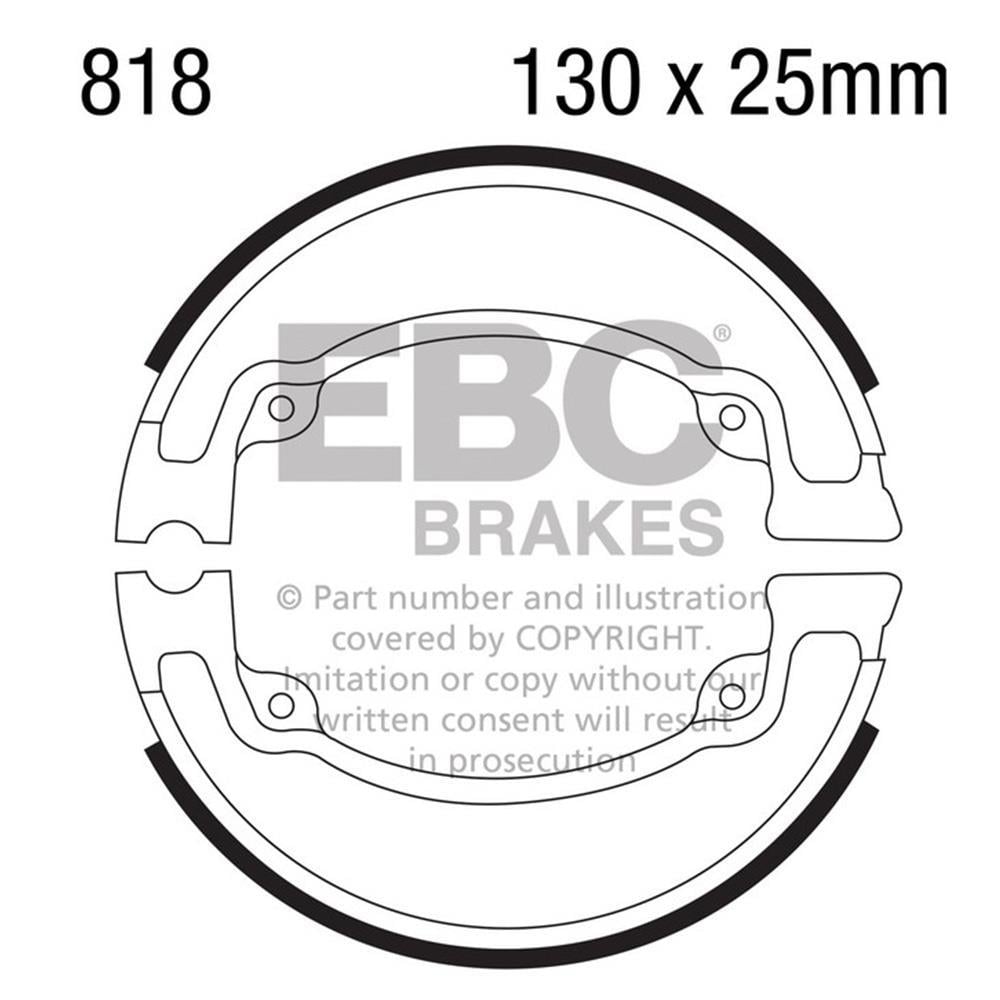 EBC 818 BRAKE SHOE SET