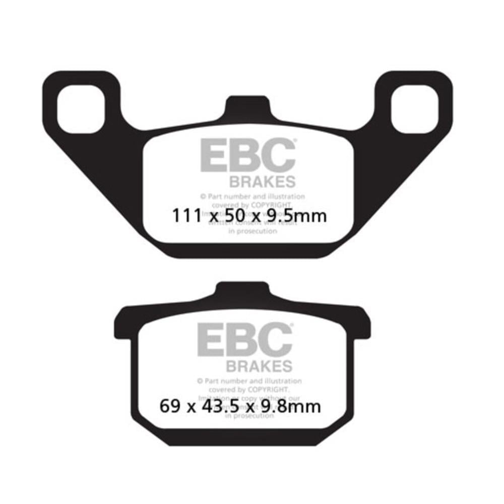 EBC FA085 KAWASAKI VN1500 88-99 ÖN-ARKA FREN BALATASI