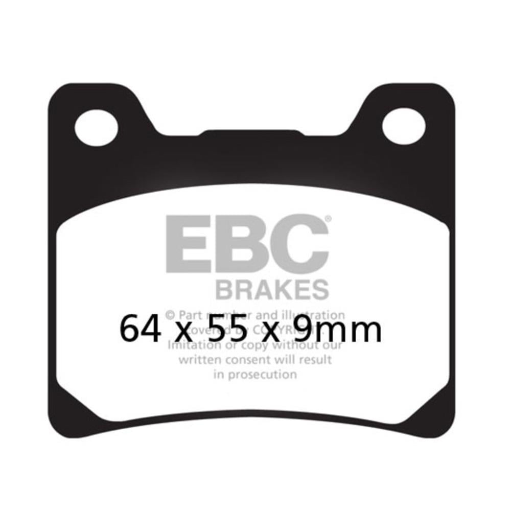 EBC FA088V YAMAHA XJR1300 98-01, VMAX12, XV100 VIRAGO YARI ARKA SINTER FREN BALATA