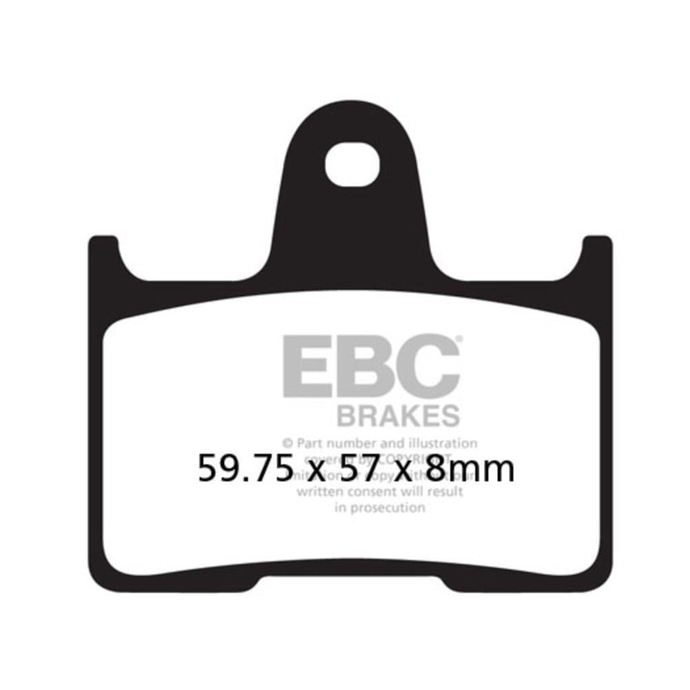 EBC FA254 HONDA CB400 99-03, GSXR600 04-05 , HD XL883/1200 ORGANİK ARKA FREN BALA