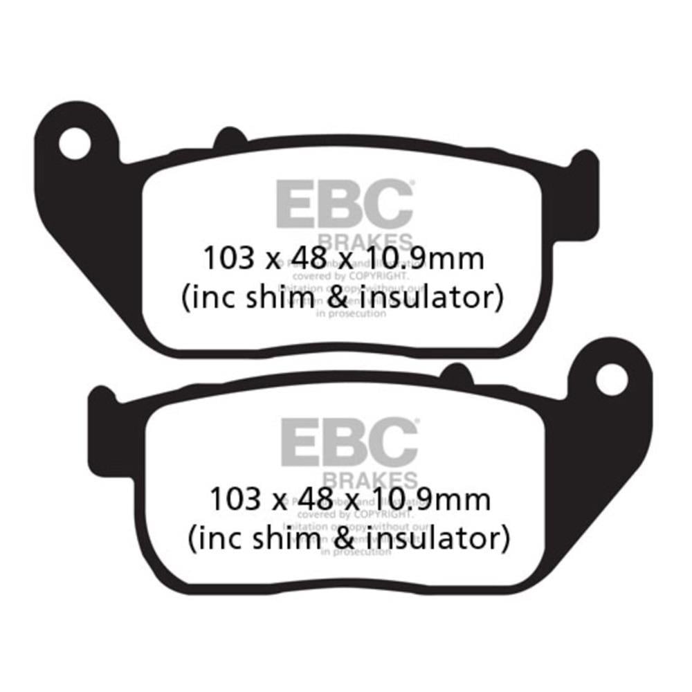 EBC FA381V HARLEY DAVIDSON XL883/XL1200 SPORTSTER 04-13 YARI SINTER ÖN FREN BALATA