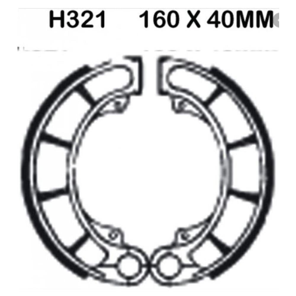 EBC H321 HONDA VT 600 SHADOW 93-99 ARKA FREN BALATASI