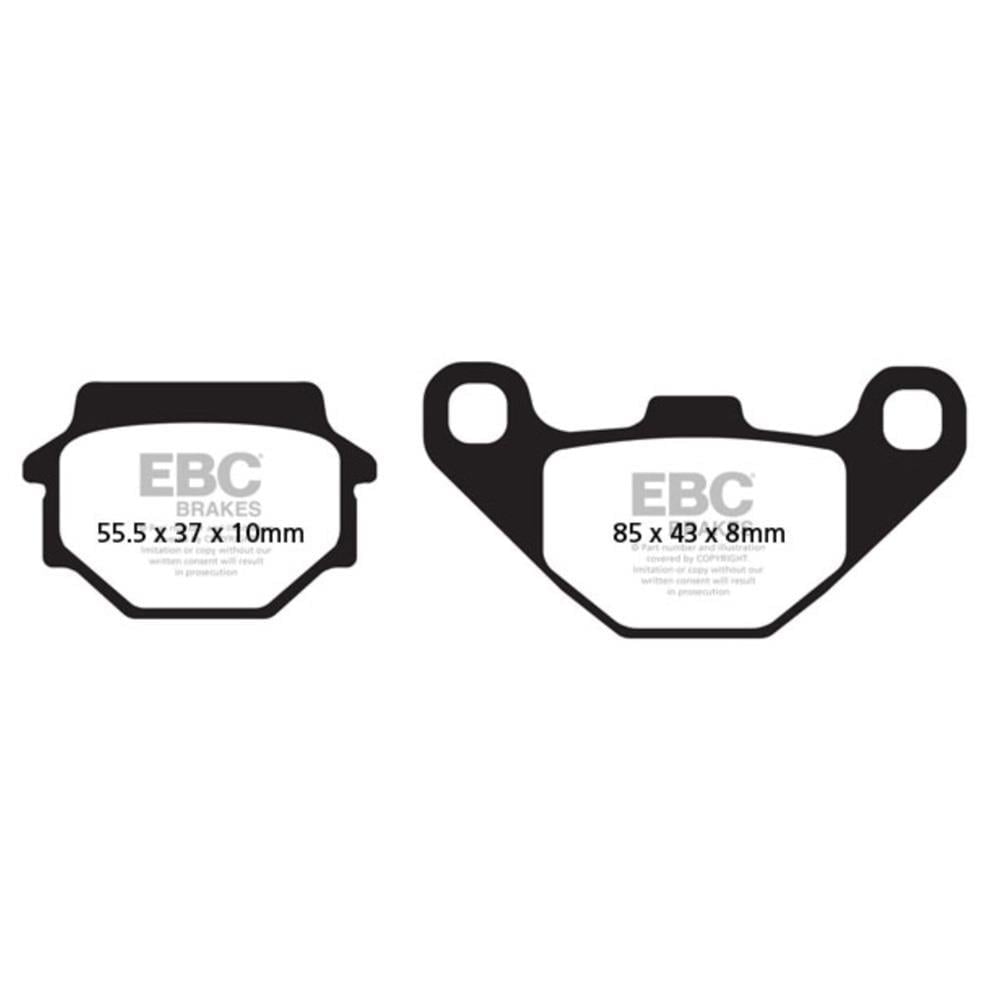 EBC SFAC067 KYMCO AGILITY 125 08-21 - DJANGO 125/150 CARBON ARKA FREN BALATASI