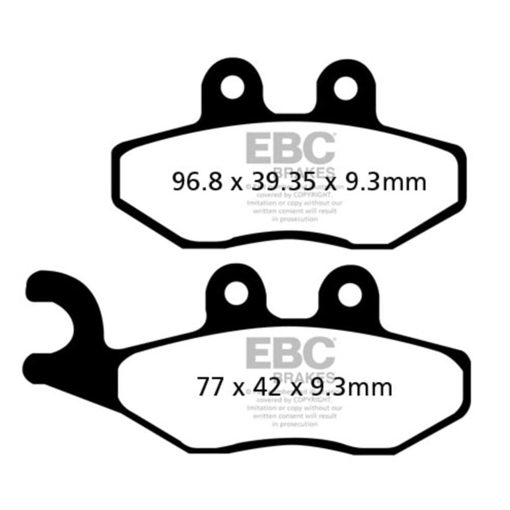 EBC SFAC353 PIAGGIO X9250 , BEVERLY, XEVO 250 / XEVO 400 ÖN ARKA CARBON FREN BALATA