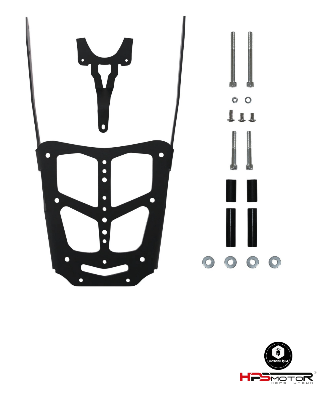 GP Kompozit CF Moto 250 CL-X 2022-2024 Uyumlu Çanta Demiri Siyah