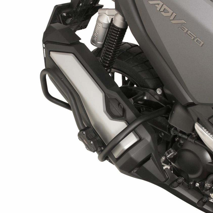 GP Kompozit Honda ADV 350 2023-2024 Uyumlu Egzoz Koruma Demiri Siyah