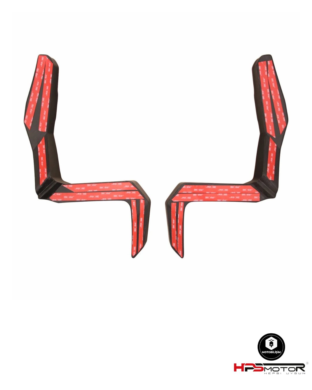 GP Kompozit Honda ADV 350 2023-2024 Uyumlu Üst Bacak Koruma Siyah