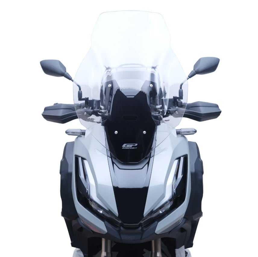 GP Kompozit Honda ADV 350 2023-2025 Uyumlu Baskılı Ön Cam Şeffaf