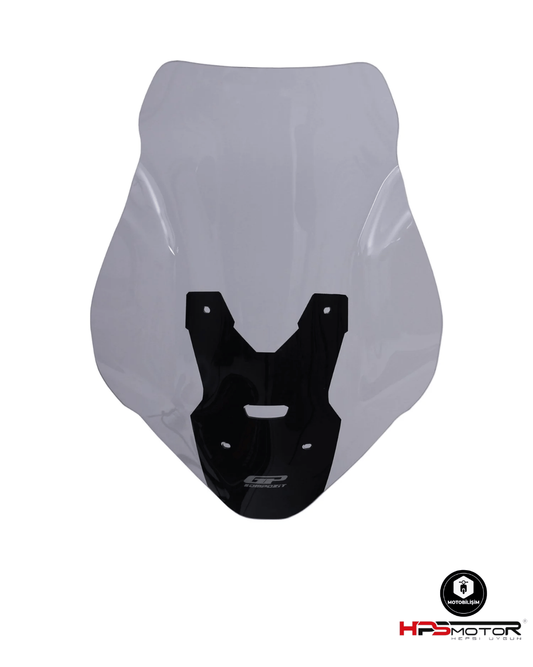GP Kompozit Honda ADV 350 2023-2025 Uyumlu Baskılı Ön Cam Füme