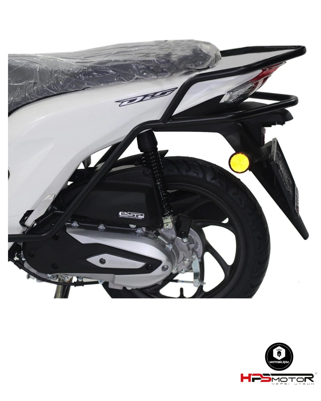 GP Kompozit Honda Dio 2021-2024 Uyumlu Koruma Demiri Siyah