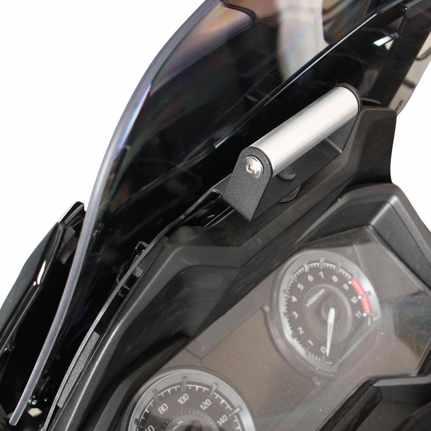 GP Kompozit Honda Forza 250 2021-2025 Uyumlu Telefon / Navigasyon Tutucu Siyah