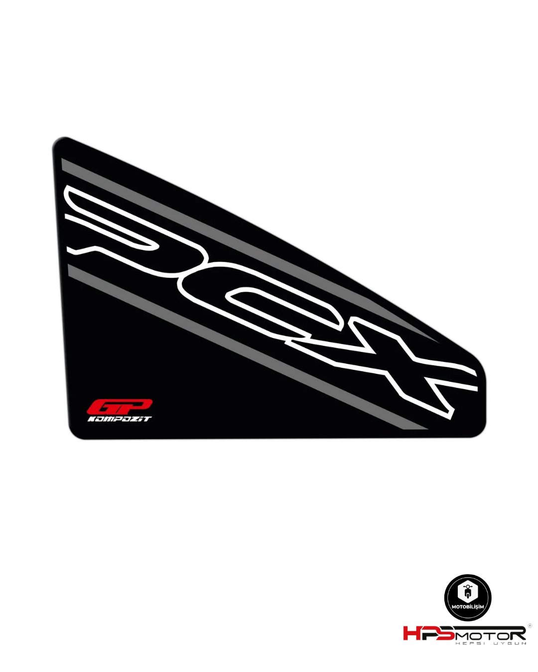 GP Kompozit Honda PCX 125 2021-2024 Uyumlu Cep Pad Gri