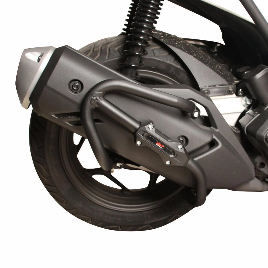 GP Kompozit Honda PCX 125 2021-2024 Uyumlu Egzoz Koruma Demiri Siyah