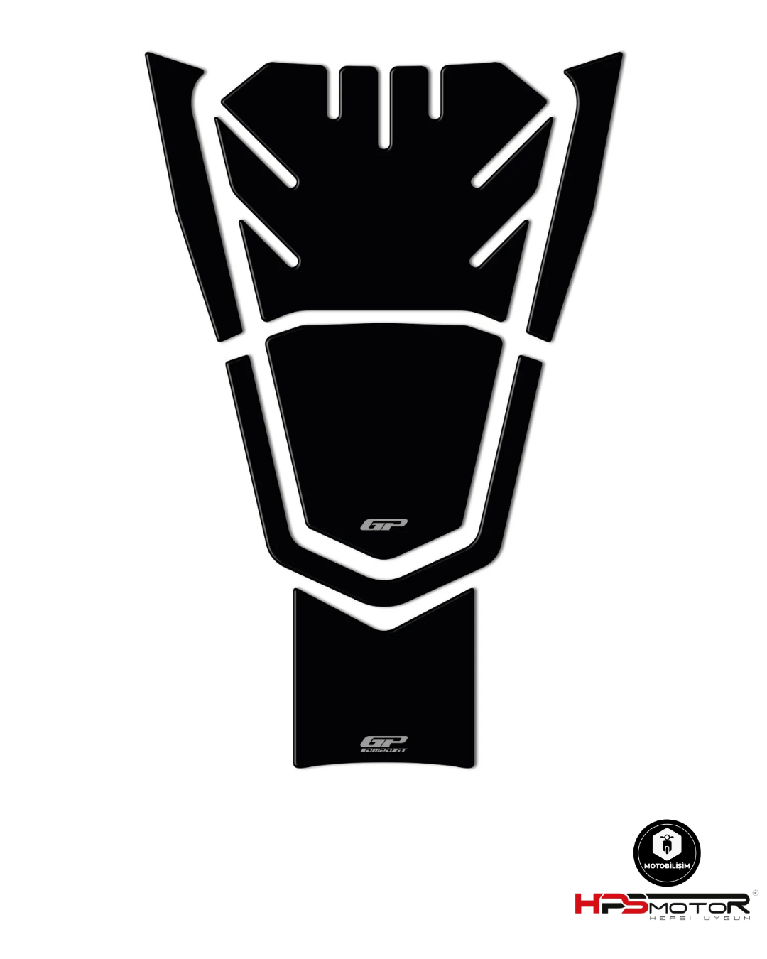 GP Kompozit Honda PCX 125 2021-2024 Uyumlu Tank Pad Siyah