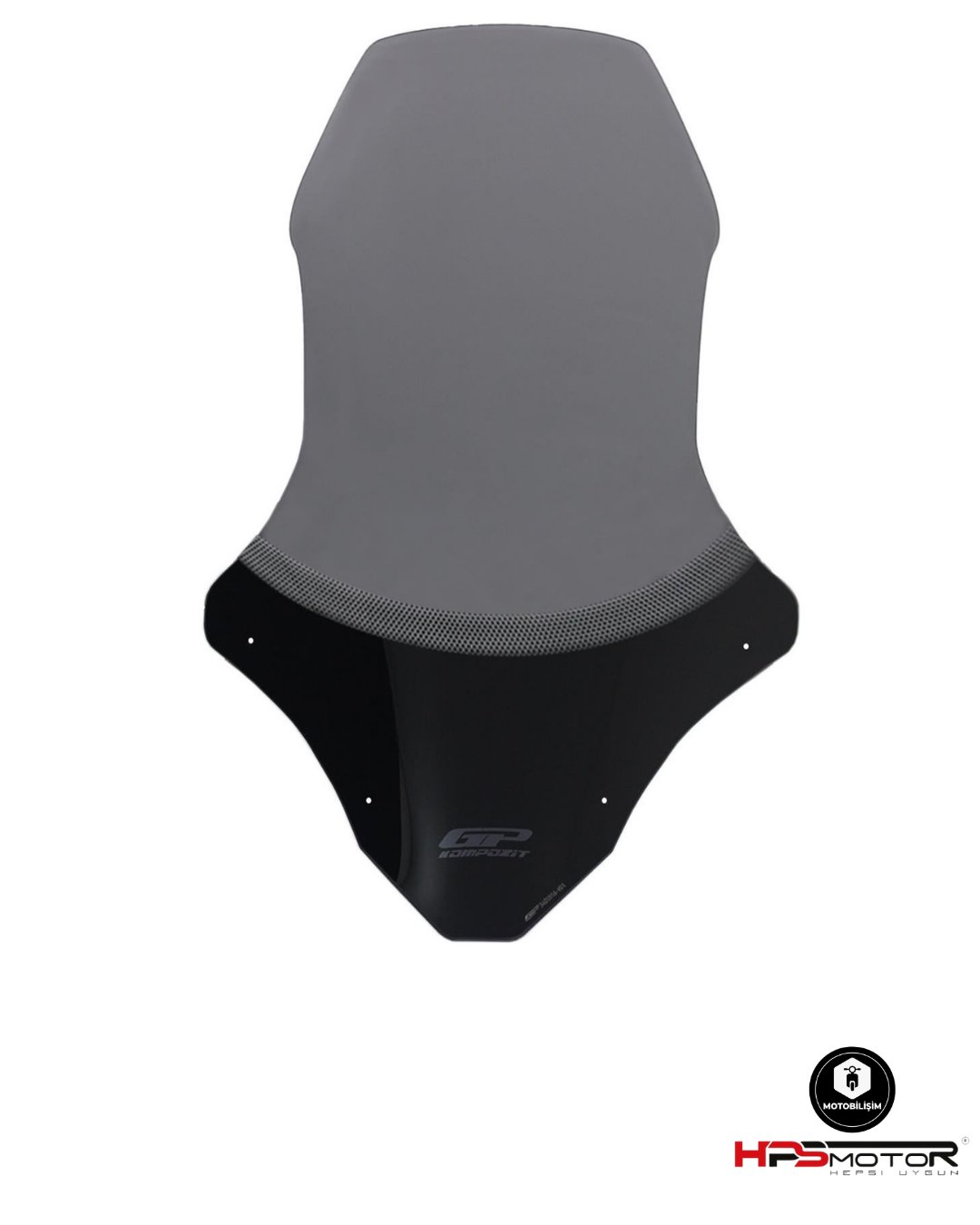 GP Kompozit Honda PCX 125 2021-2024 Uyumlu Ön Tur Camı Füme 79cm