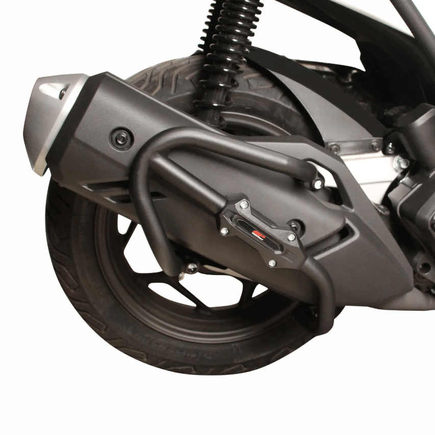 GP Kompozit Honda PCX 125 2021-2024 Uyumlu Egzoz Koruma Demiri Siyah