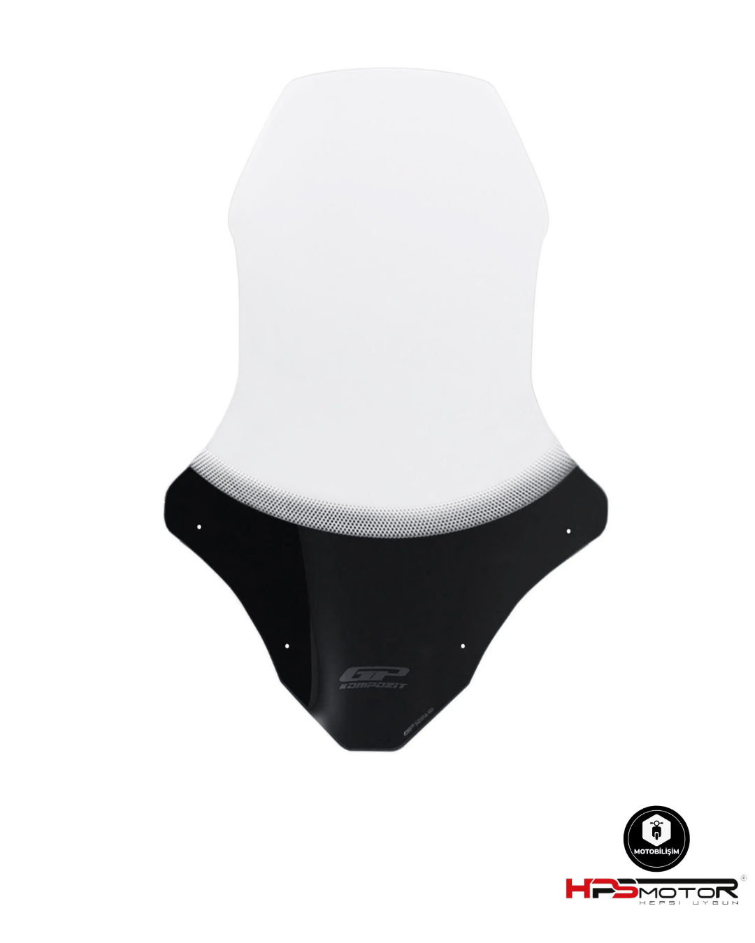GP Kompozit Honda PCX 125 2021-2024 Uyumlu Ön Tur Camı Şeffaf