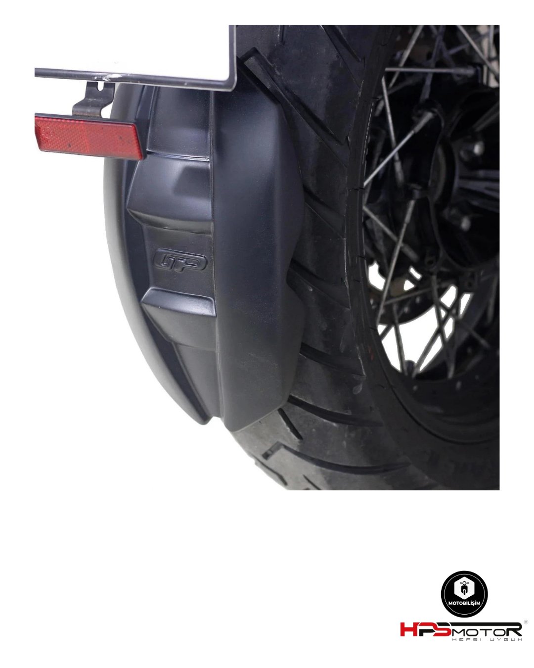 GP Kompozit Triumph Tiger 1200 2014-2020 Uyumlu Arka Çamur Sıyırıcı Siyah