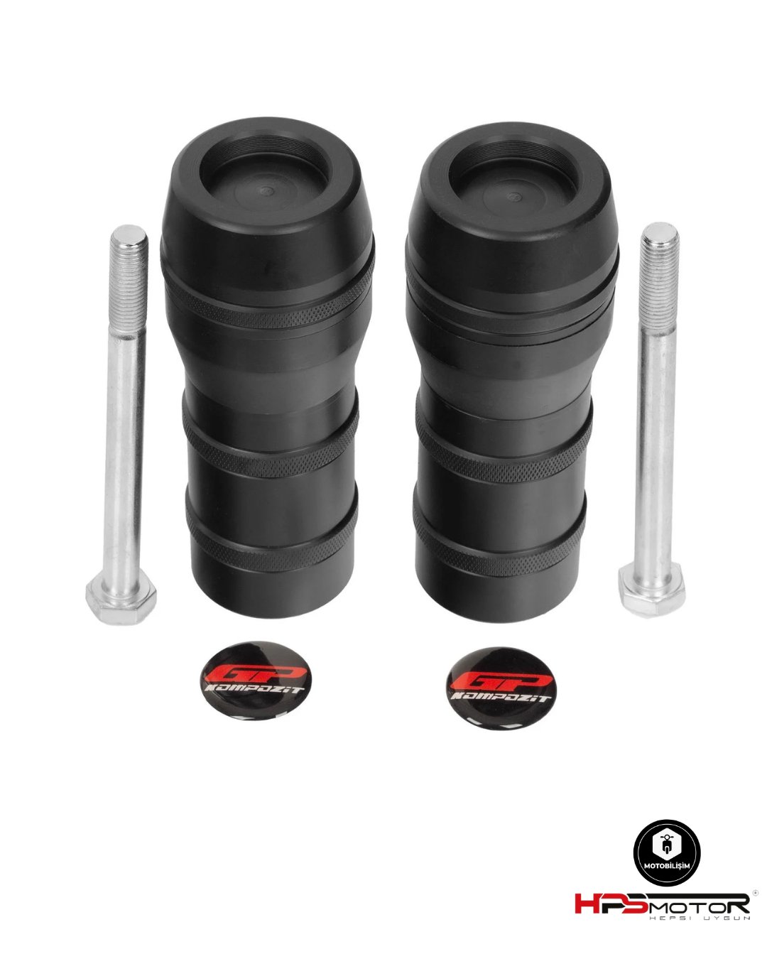 GP Kompozit Yamaha MT-25 2015-2024 Uyumlu Motor Koruma Takozu Siyah