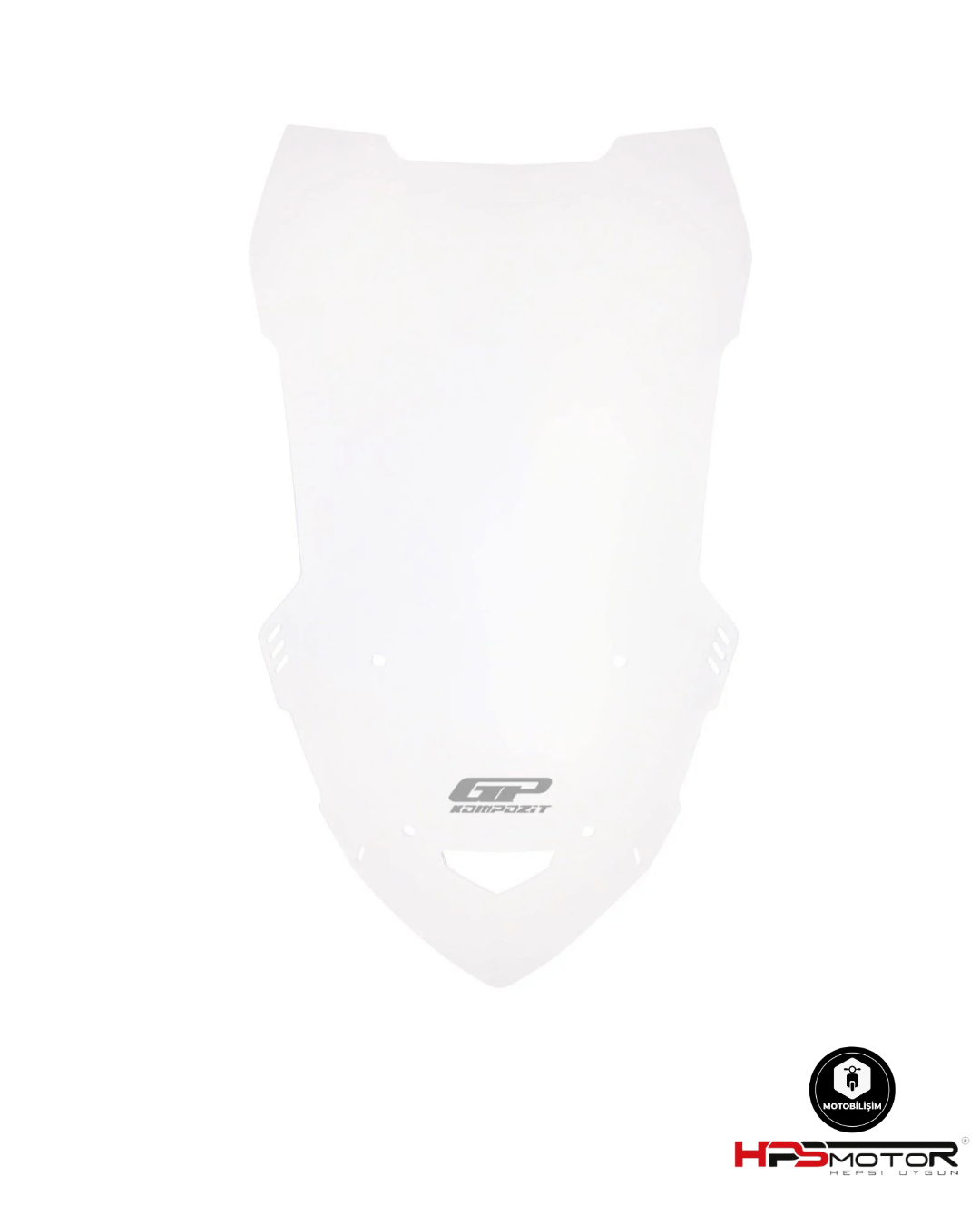 GP Kompozit Yamaha NMAX 125 / 155 2021-2024 Uyumlu Ön Cam Şeffaf