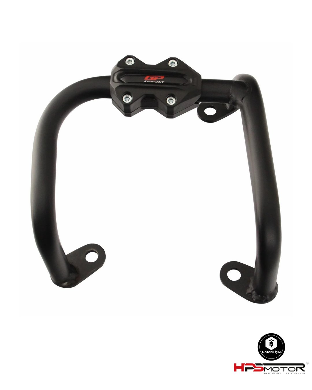 GP Kompozit Yamaha NMAX 125 / 155 2021-2024 Uyumlu Egzoz Koruma Demiri Siyah