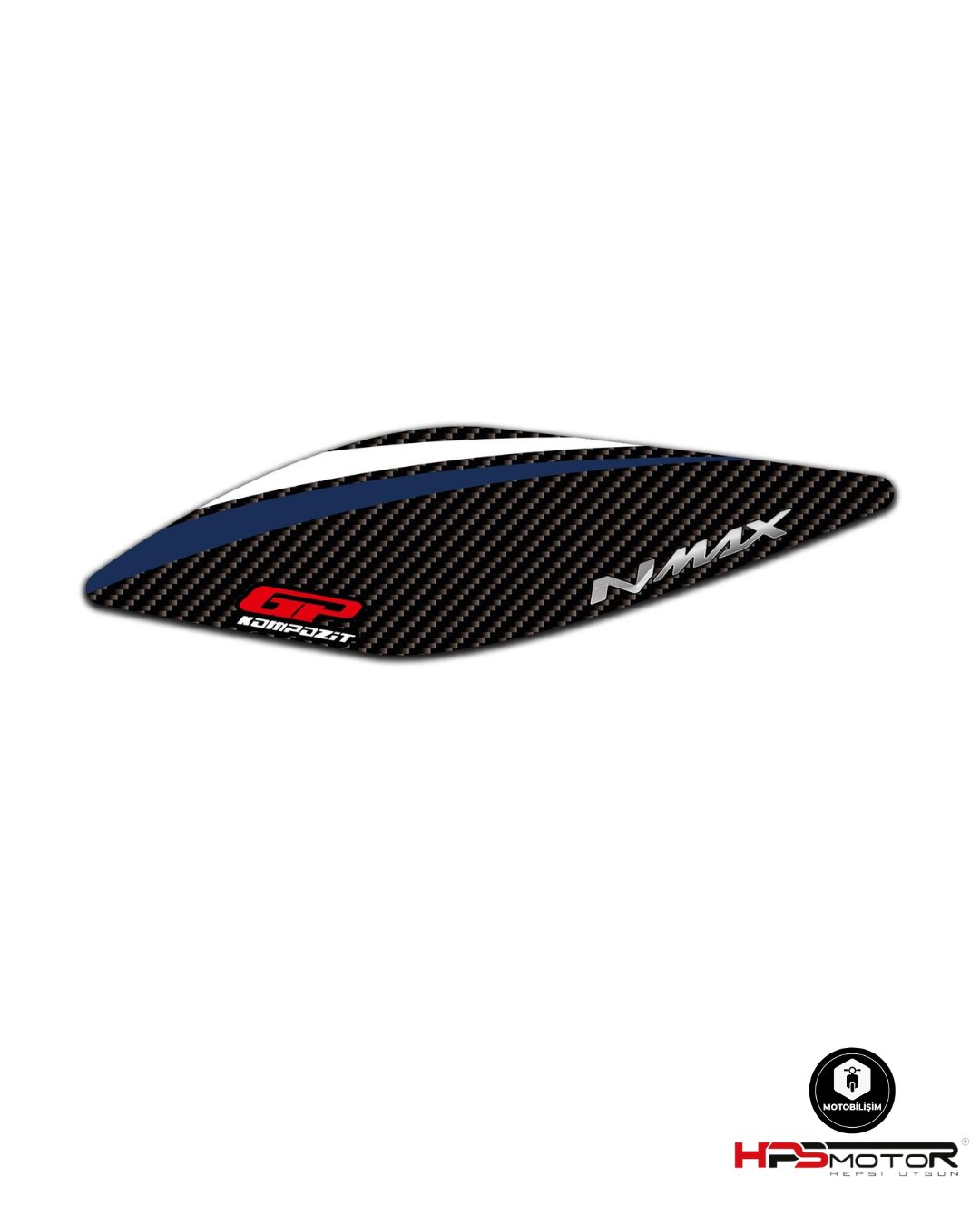 GP Kompozit Yamaha NMAX 125 / 155 2021-2024 Uyumlu Filtre Koruma Pad Mavi