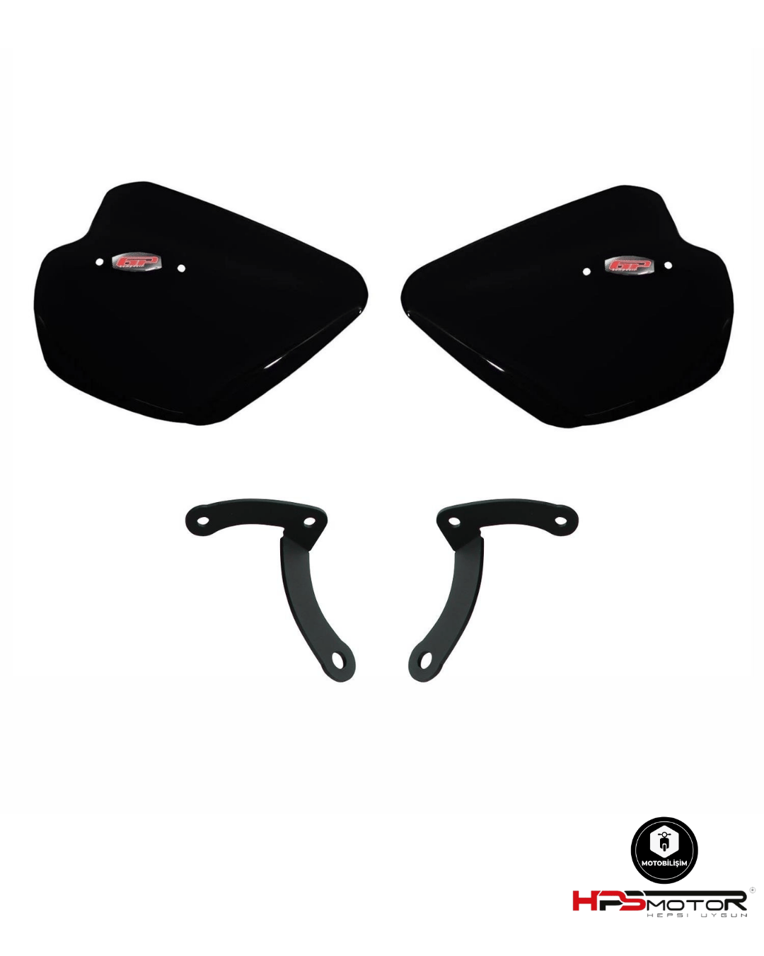 GP Kompozit Yamaha NMAX 125 / 155 2023-2024 Uyumlu Elcik Koruma Siyah