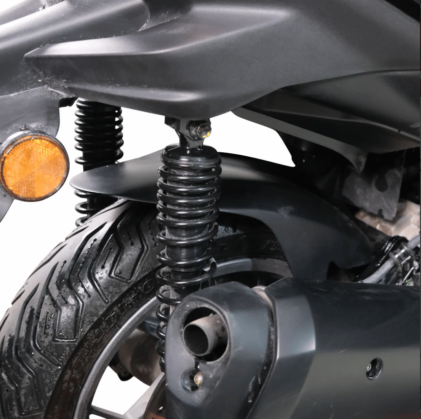 GP Kompozit Yamaha XMAX 125-250-300 2018-2022 Uyumlu Arka Çamurluk Siyah