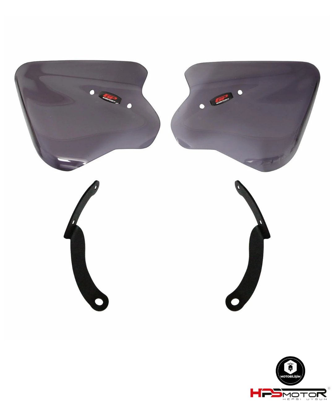 GP Kompozit Yamaha XMAX 250 2011-2022 Uyumlu Elcik Koruma Füme
