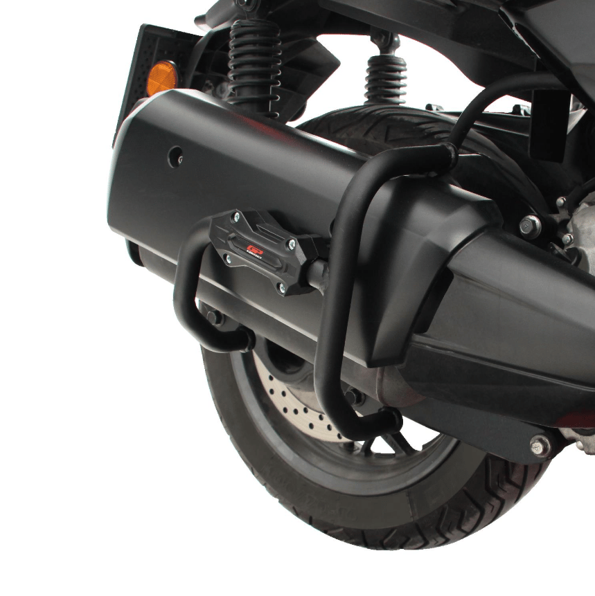 GP Kompozit Yamaha XMAX 250 2018-2024 Uyumlu Egzoz Koruma Demiri Siyah