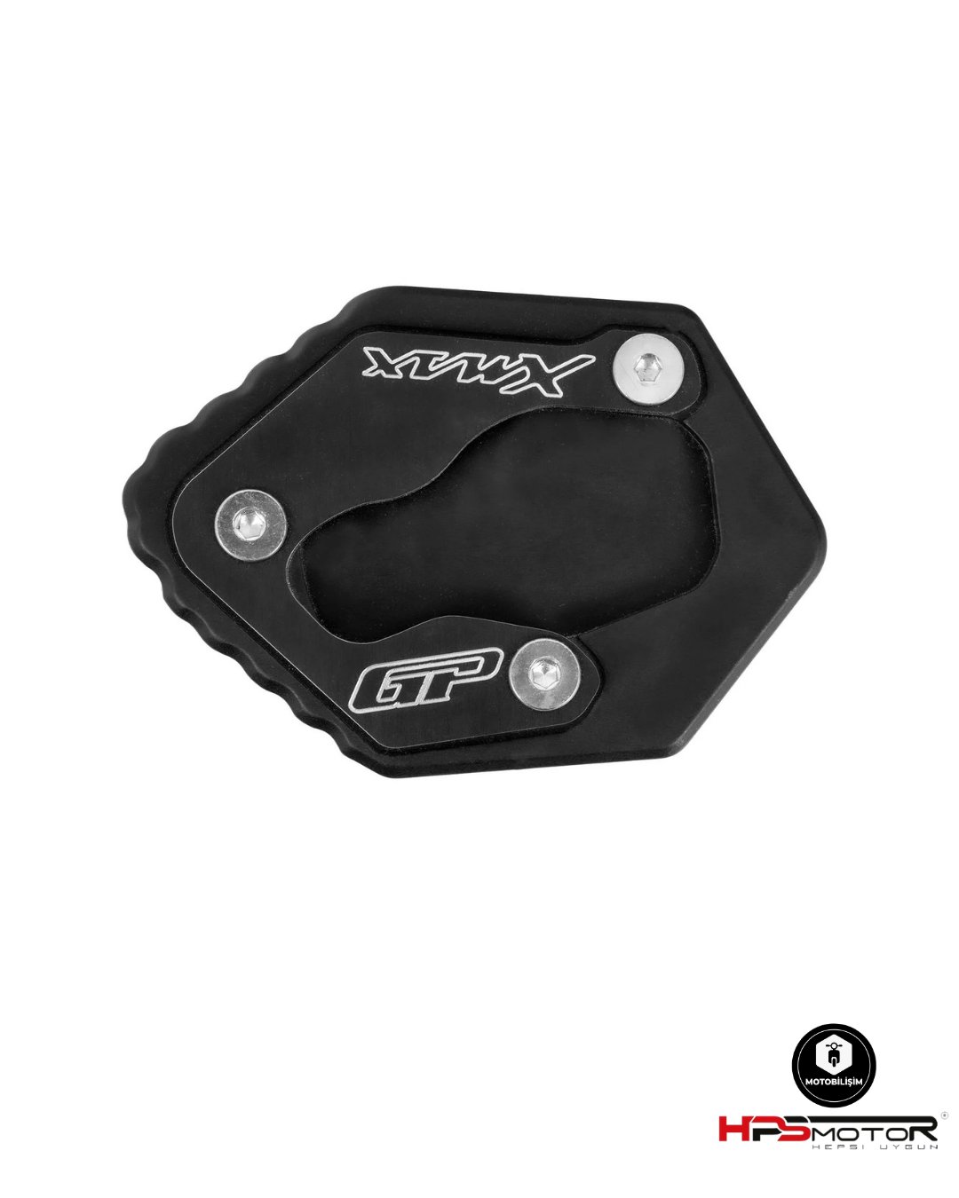 GP Kompozit Yamaha XMAX 250-400 2018-2024 Uyumlu Ayak Genişletme Siyah