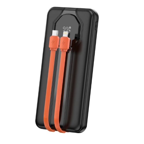 Gritty DX6 10.000 mAh 22.5W Dijital Göstergeli Powerbank - Siyah